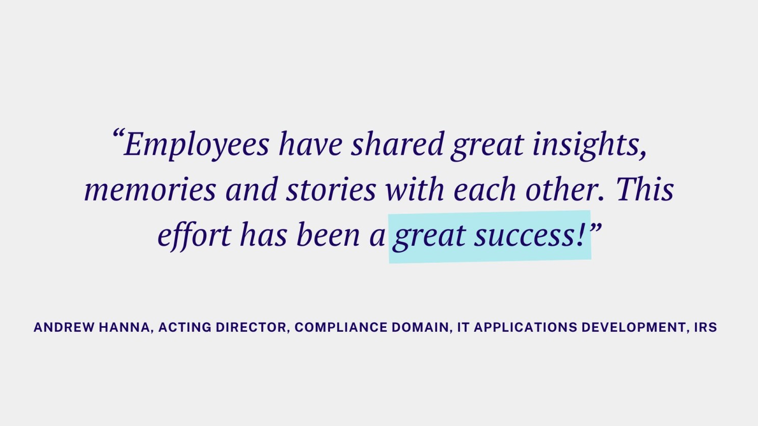 Virtual Watercooler pullout quote